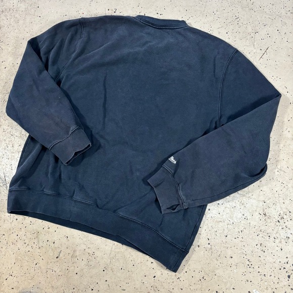 Mitchell & Ness Chicago Bulls Sweatshirt Mens Large Black Graphic Crewneck NBA - Picture 6 of 7